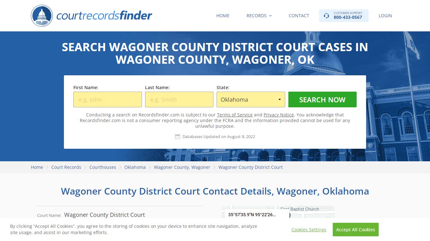 Wagoner County District Court Case Search - RecordsFinder